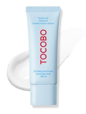 Tocobo Bio Watery Sunscreen SPF50- vegan, hydrating, non-irritating, lightweight